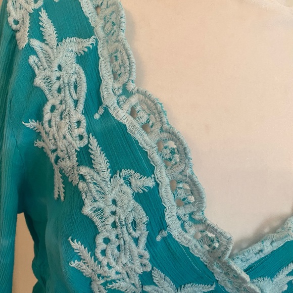 Turquoise cover up size M - Picture 7 of 7